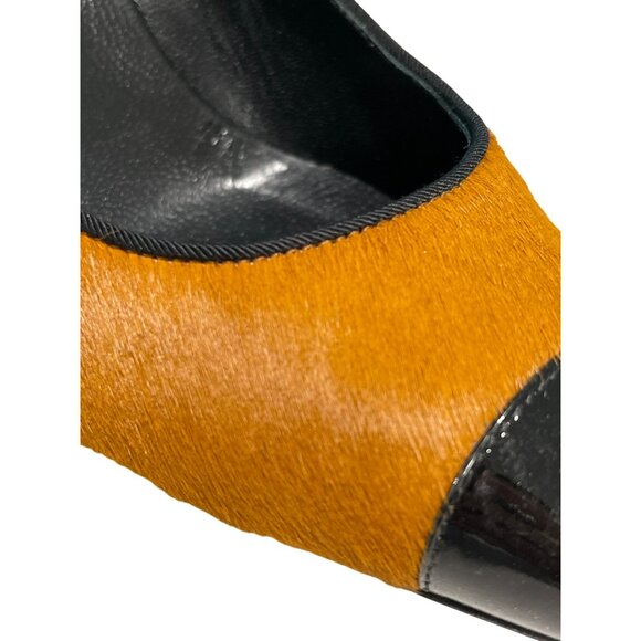 Giuseppe Zanotti Pony Hair Pointed Toe Heels Shoes Sz 38 US 8 NEW - Picture 2 of 10